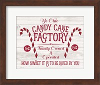 Candy Cane Factory Fine Art Print