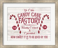 Candy Cane Factory Fine Art Print