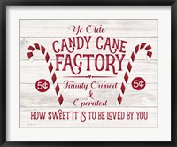Candy Cane Factory Fine Art Print