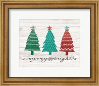 Merry & Bright Trees Fine Art Print