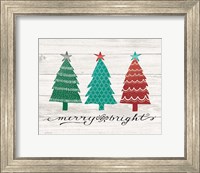 Merry & Bright Trees Fine Art Print