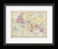 Vintage British Empire Map Fine Art Print