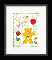 Take Care Teddy Bear Fine Art Print