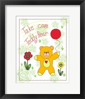 Take Care Teddy Bear Fine Art Print