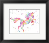 Unicorn White Fine Art Print