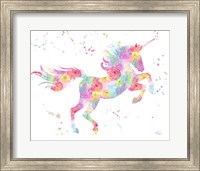 Unicorn White Fine Art Print