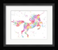 Unicorn White Fine Art Print