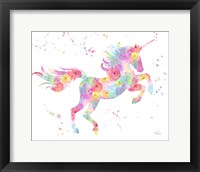 Unicorn White Framed Print