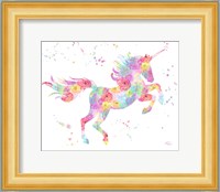 Unicorn White Fine Art Print