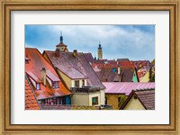 Red Roofs of Rothenburg I Fine Art Print