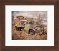 Vintage Hay Truck Fine Art Print