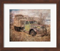 Vintage Hay Truck Fine Art Print