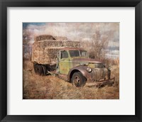 Vintage Hay Truck Fine Art Print