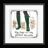 Furry Fashion Friends I My Dogs Fine Art Print