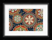 La Vida Loca IX Blue Framed Print