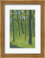 Spring Woods Dark Green Fine Art Print