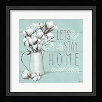 Blessed IV Mint Framed Print