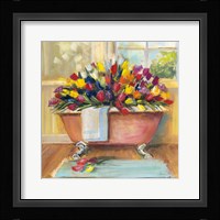 Bathtub Bouquet II Fine Art Print