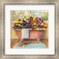 Bathtub Bouquet II Fine Art Print