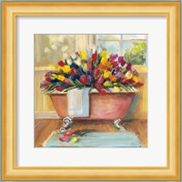 Bathtub Bouquet II Fine Art Print