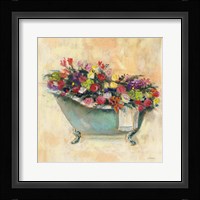 Bathtub Bouquet I Fine Art Print