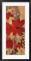 Floral Symphony Red II Fine Art Print