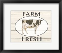 Country Cow IV Framed Print