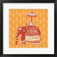 Jeweled Elephant II Framed Print