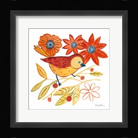 Orange Bird III Fine Art Print