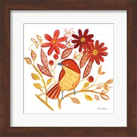 Orange Bird II Fine Art Print