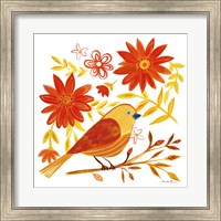 Orange Bird I Fine Art Print