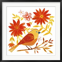 Orange Bird I Fine Art Print