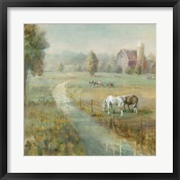 Tranquil Farm Crop Framed Print