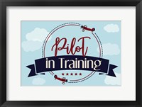 Pilot in Training Framed Print