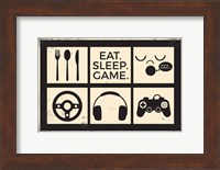 Eat Sleep Game Fine Art Print