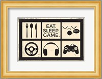 Eat Sleep Game Fine Art Print