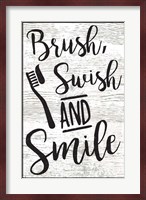 Brush, Swish, Smile Fine Art Print