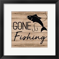 Gone Fishing Framed Print