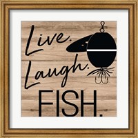 Live Laugh Fish Fine Art Print