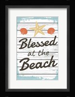 Blessed at the Beach Framed Print