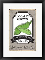 Sweet Peas Framed Print