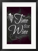 Time for Wine Fine Art Print