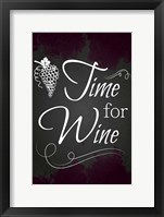 Time for Wine Framed Print