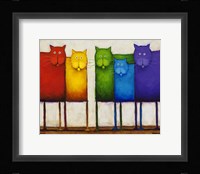 Rainbow Cats Fine Art Print
