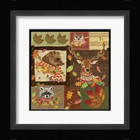 Fall Critters Collage Fine Art Print
