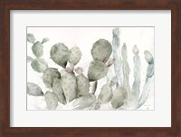 Cactus Garden Landscape Black/White Fine Art Print