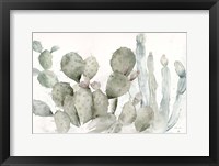 Cactus Garden Landscape Black/White Fine Art Print