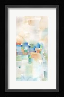 Teal Abstract Panel III Fine Art Print