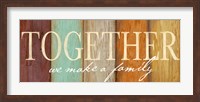 Family Sentiment Sign II Spice Fine Art Print