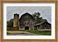 The Old Barn and Silo Fine Art Print